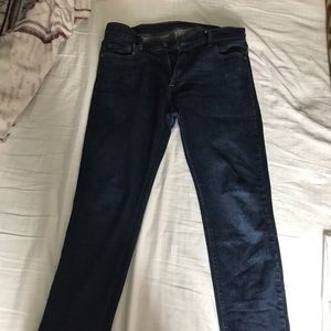 Abercrombie and Fitch Deep blue jeans stretch. W36